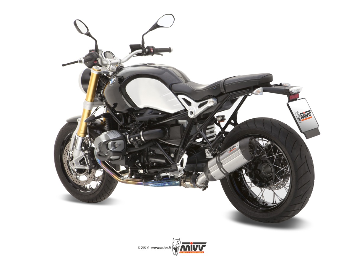 Mivv Slip On Suono Stainless Steel Standard Exhaust For Bmw R Nine T