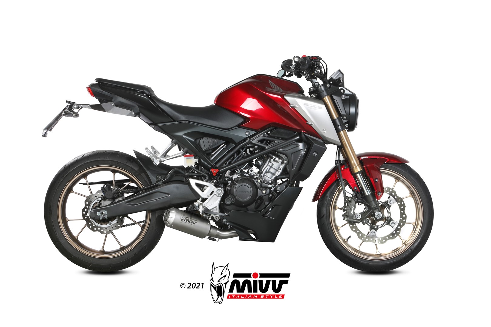 Mivv Full System X Mk Stainless Steel Standard Exhaust For Honda