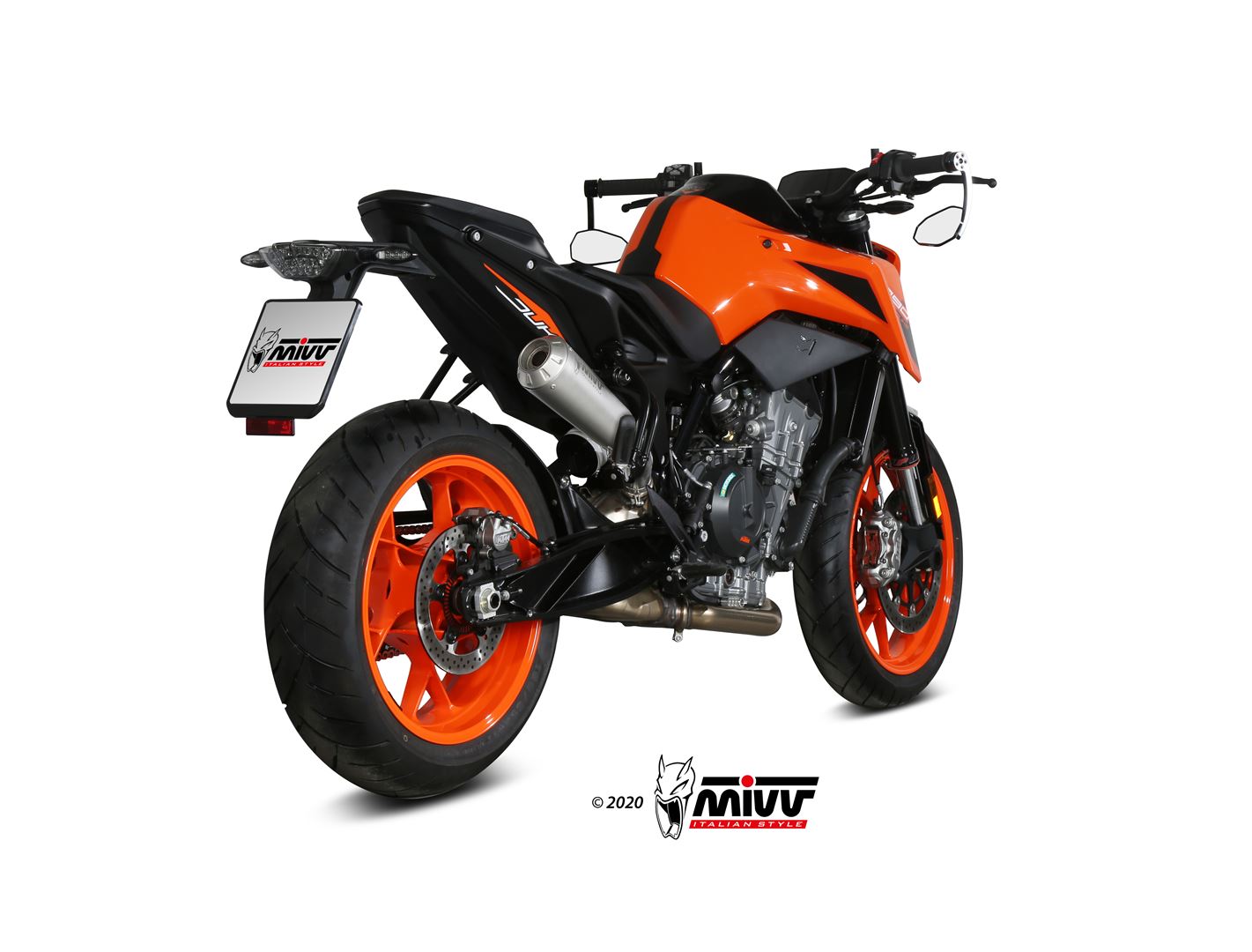 Mivv Slip On X M Titan Standard Exhaust For Ktm Duke