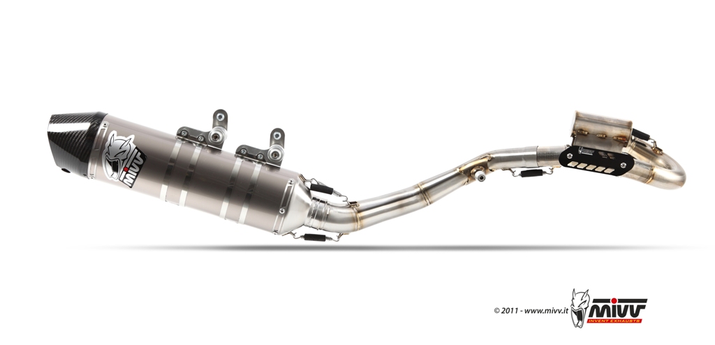 Mivv Full System X Oval Stainless Steel Standard Exhaust For Ktm Sx