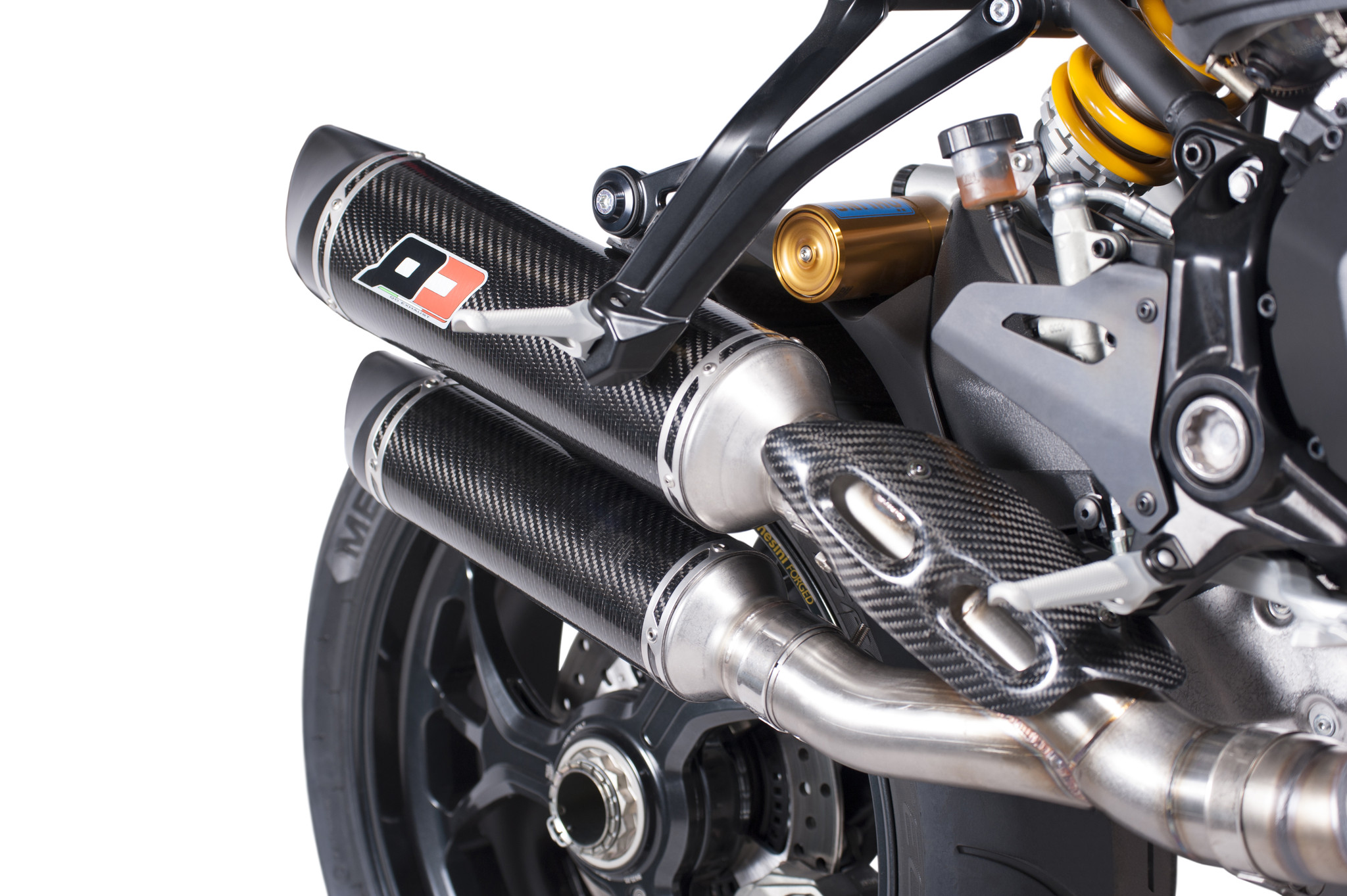 QD Exhaust MAGNUM 3 4 System Ducati MONSTER 1200 S 17