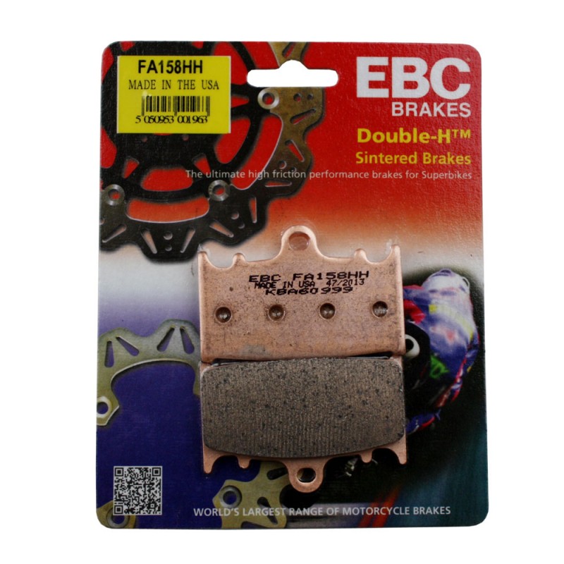 EBC Brakes Double-H Sintered Superbike Brake Pads Front - FA158HH