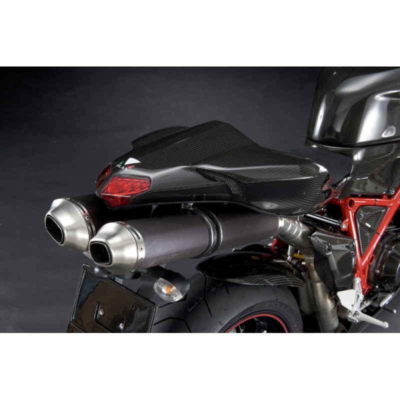 CARBONDRY - DUCATI 848 / 1098 & 1198 CARBON FIBER MONOPOSTO (SINGLE ...