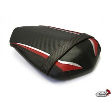 LUIMOTO Raven Edition Passenger Seat Cover for the YAMAHA R1 (09-14)