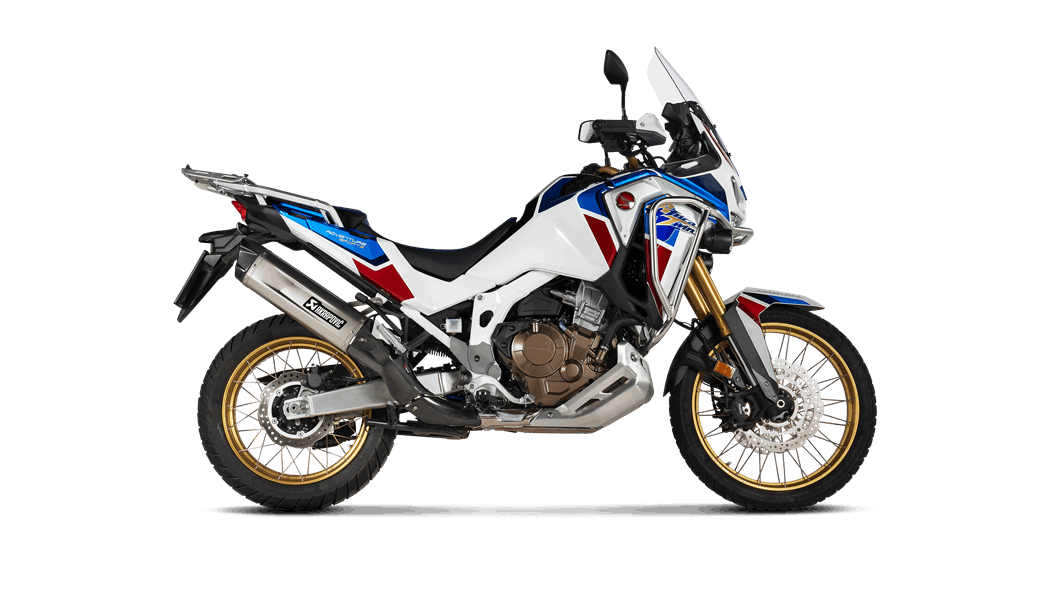 Akrapovic Slip-On Exhaust Honda Africa Twin / Adventure Sports 1100 ...