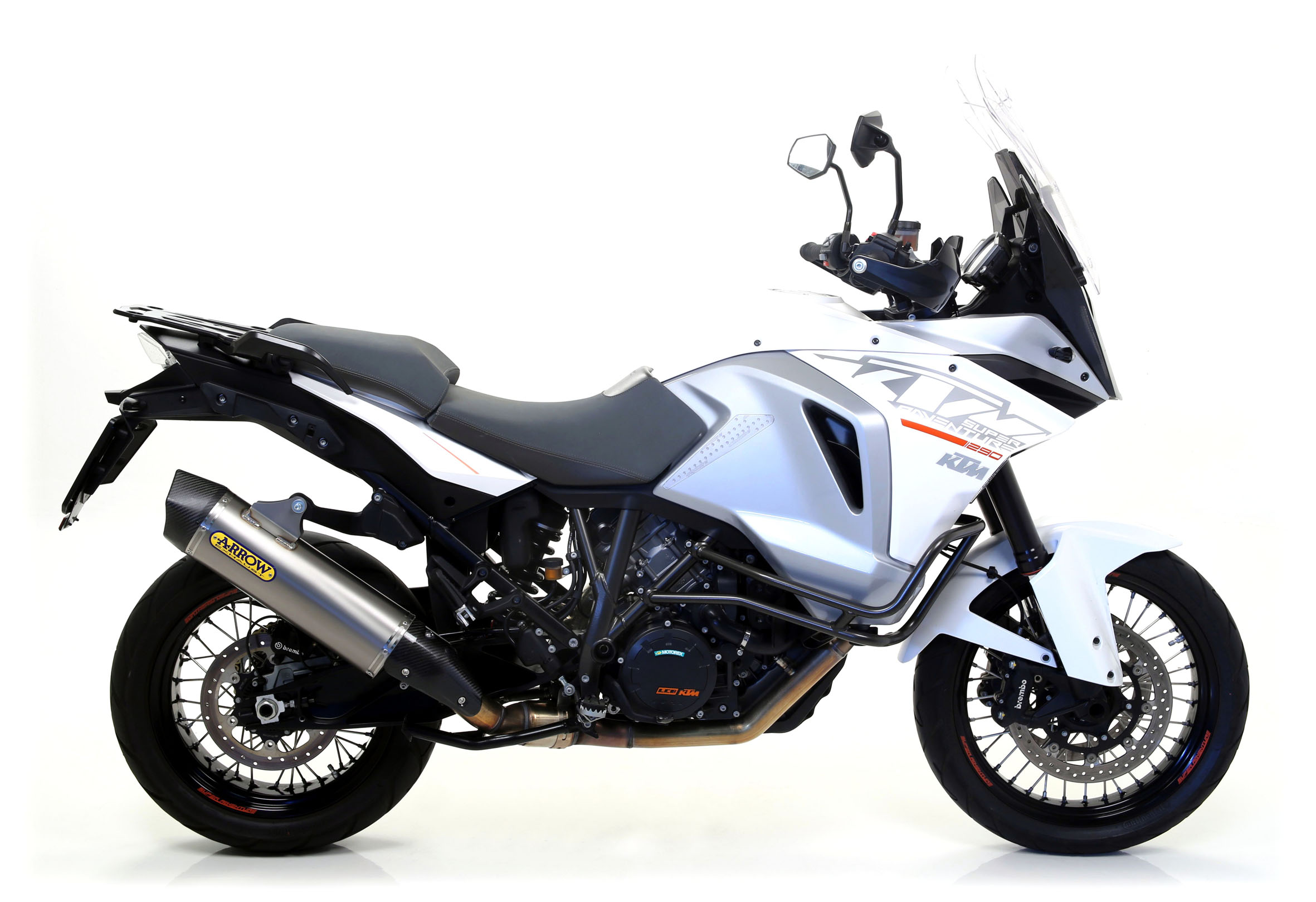 ktm 1290 super adventure s arrow exhaust