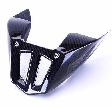 Carbon4us Carbon Fiber Keel Front Aero Trim Spoiler For Ducati Monster 696 796 797 1100 Scrambler