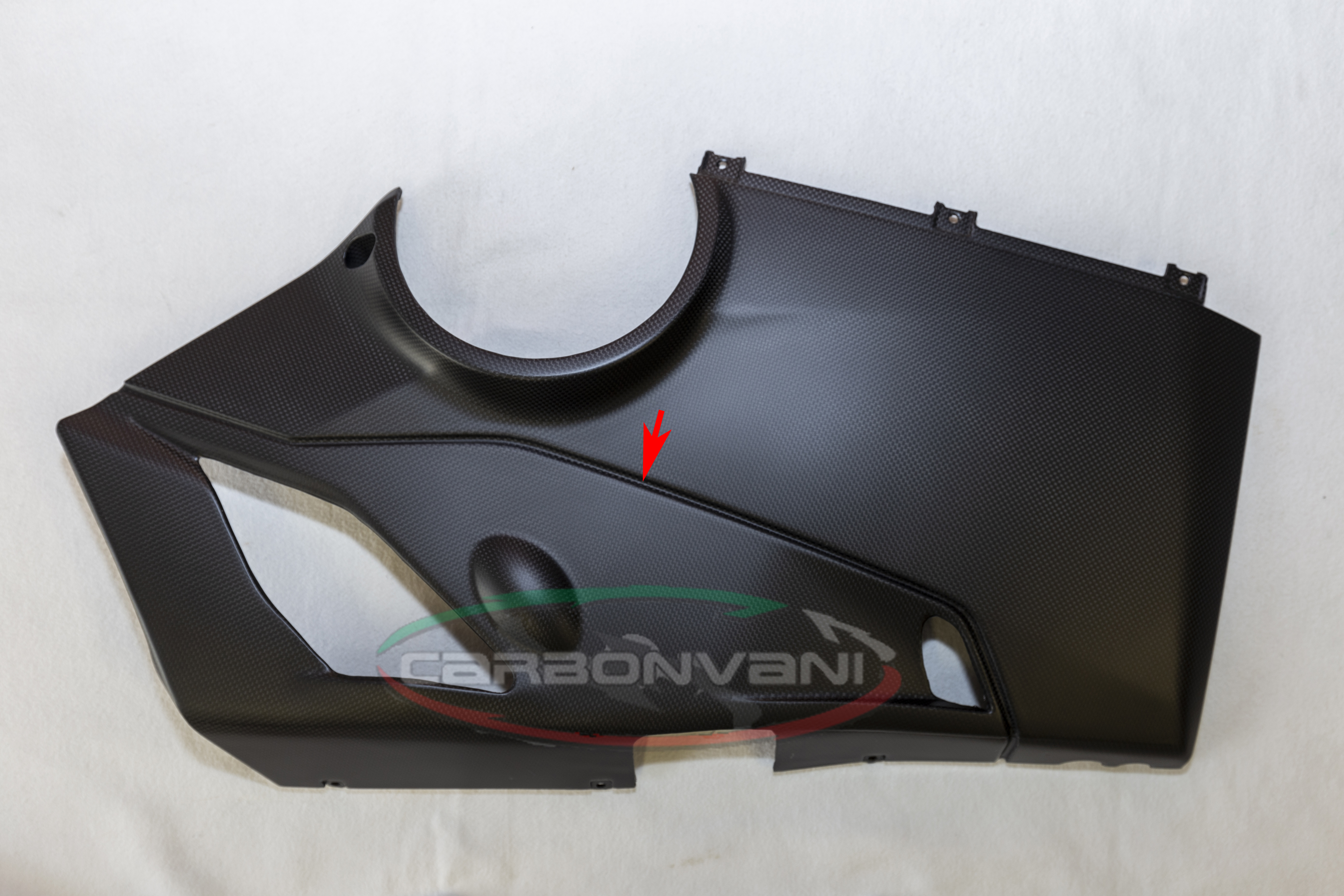 Carbonvani - Ducati Panigale V4 / S / R / Speciale Carbon Fiber Belly Pan  (2 piece kit) (18-19)