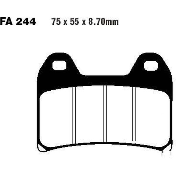 GPFAX Sintered Race Brake Pads - EBC Brakes