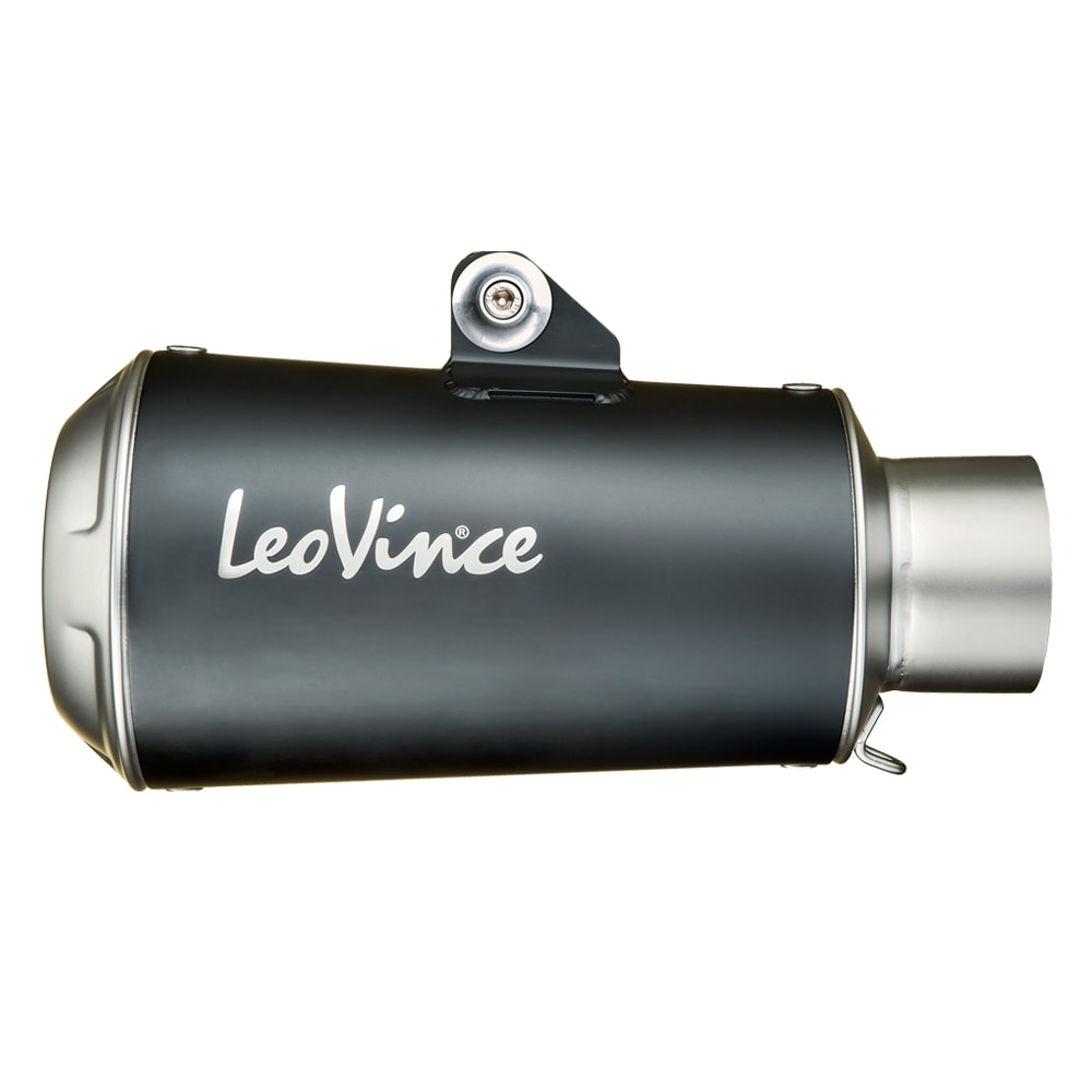 Leovince LV-10 Ducati 15206B Stainless Steel Slip On Muffler Black