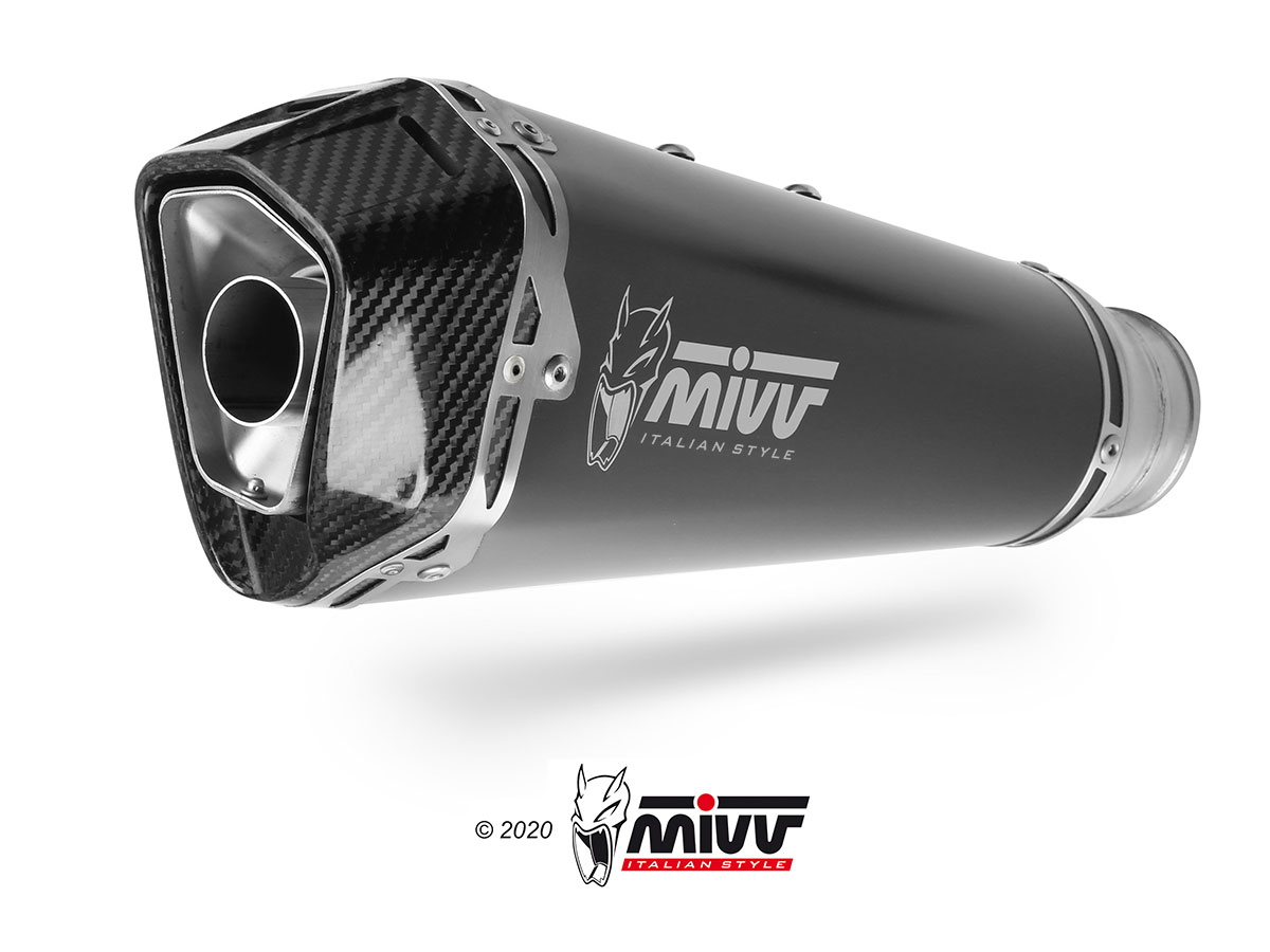 MIVV Slip-on, Delta Race Black, Standard Exhaust For BMW S 1000 RR