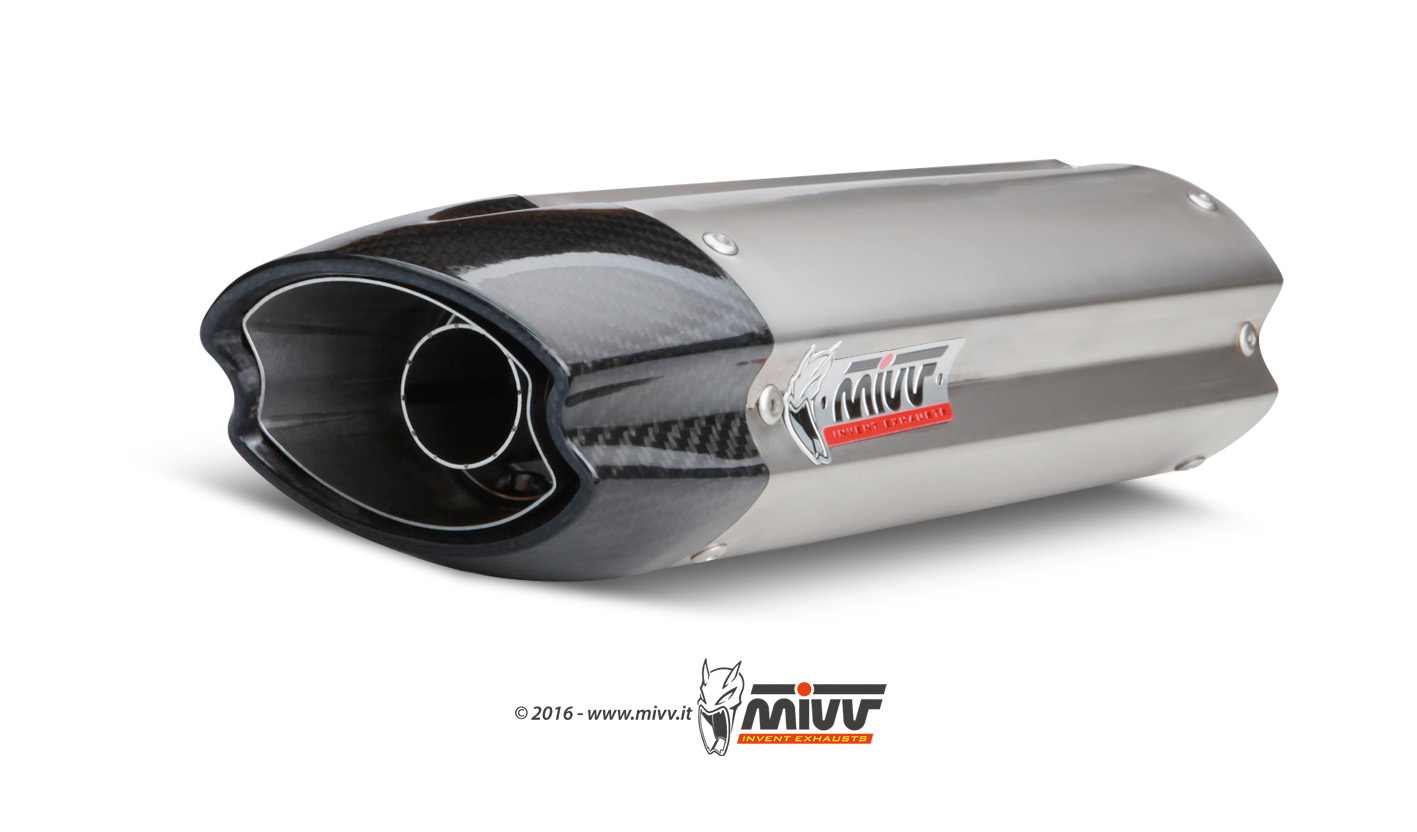 Mivv Slip On Suono Stainless Steel Sub Codeunderseat Exhaust For Honda Cbr 600 Rr 2007 2016 3643