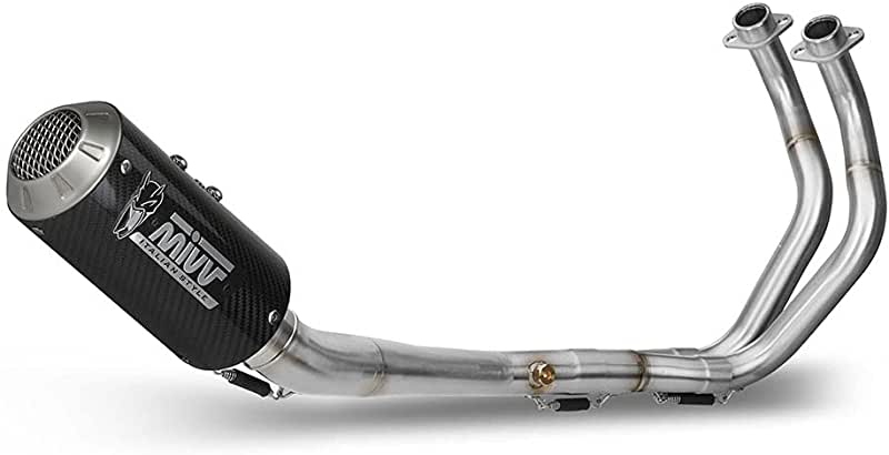 MIVV Full System 2x1, MK3 Black, Standard Exhaust For Yamaha YZF R25/YZF R3  15-20,