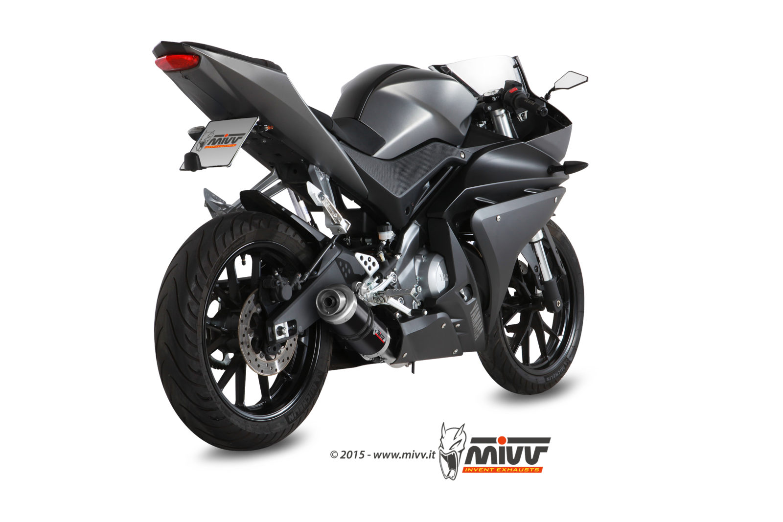 MIVV Full System 1x1, GP Black, Standard Exhaust For Yamaha YZF