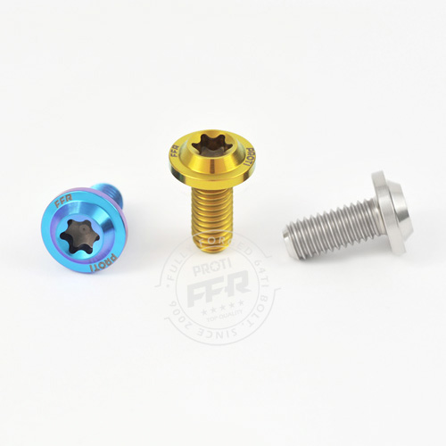 Proti Forged Titanium Rear Brake Reservoir Bolt Kit for the Ducati ...