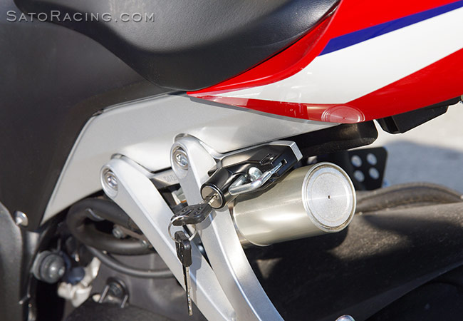 honda cbr helmet lock