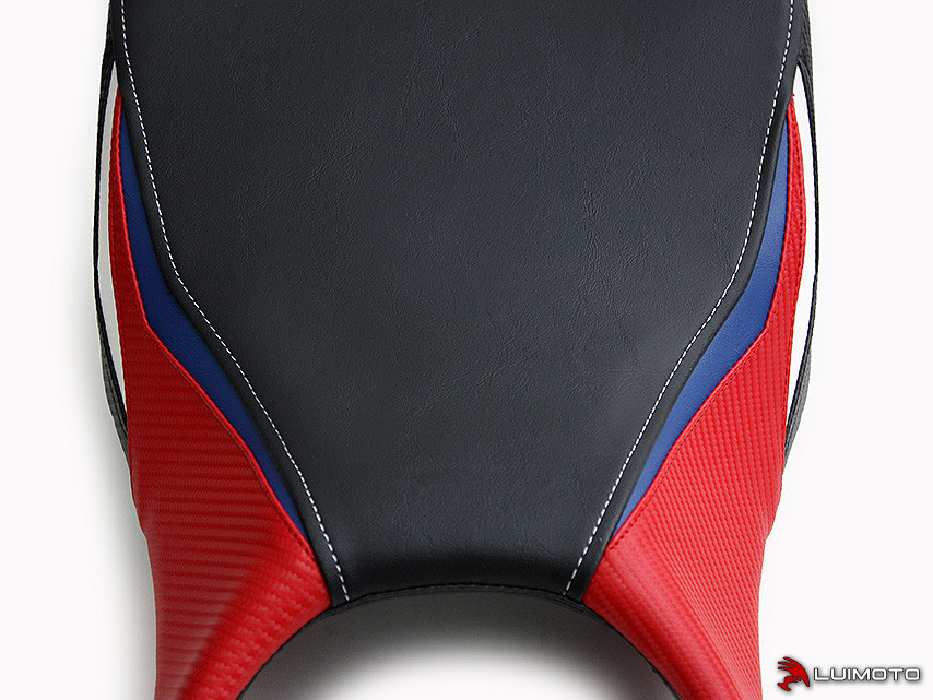 LUIMOTO TRI-COLOUR Rider Seat Cover for the CBR300R & CB300F (15+)